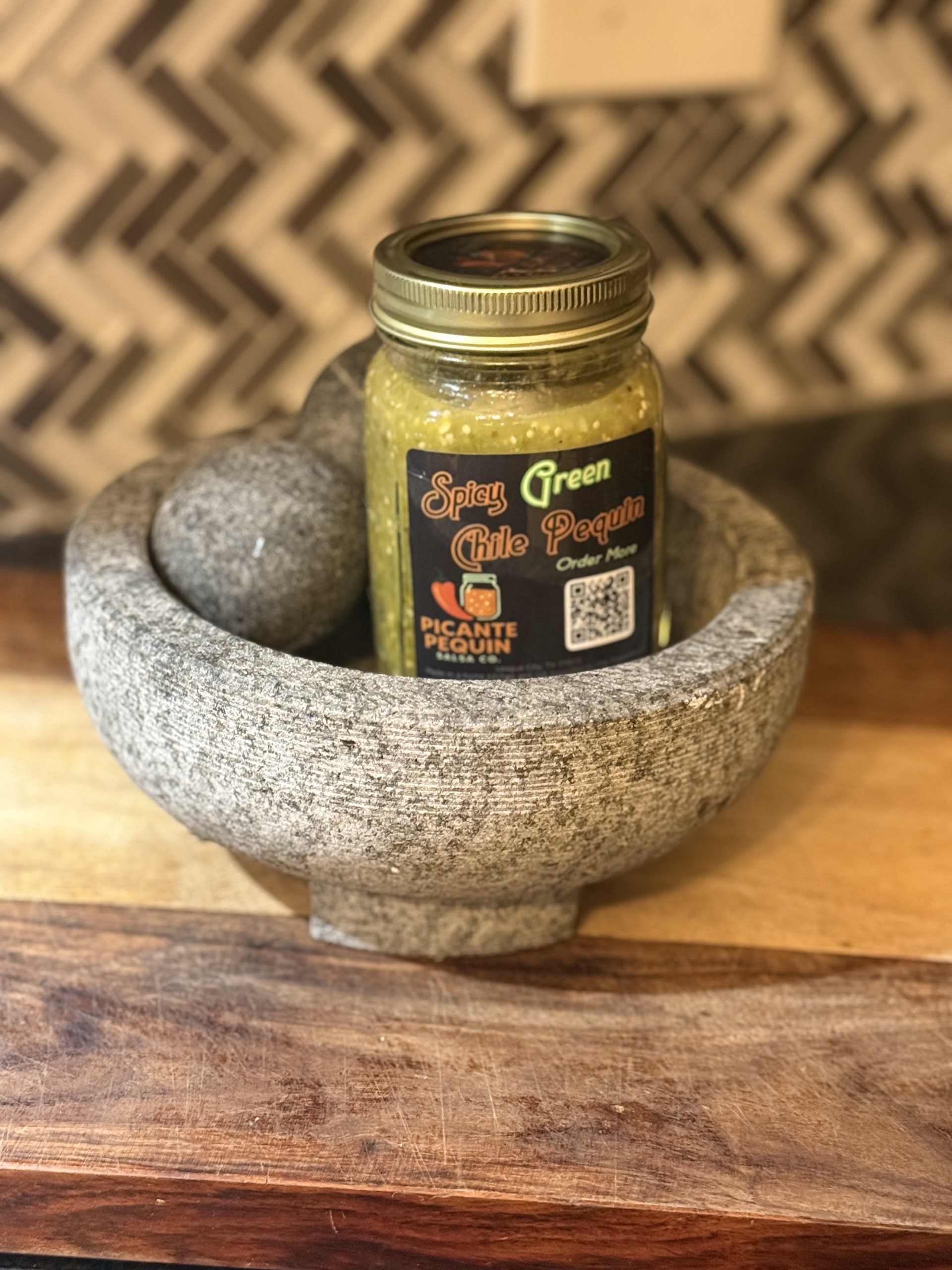 Spicy Green Chile Pequin Salsa
